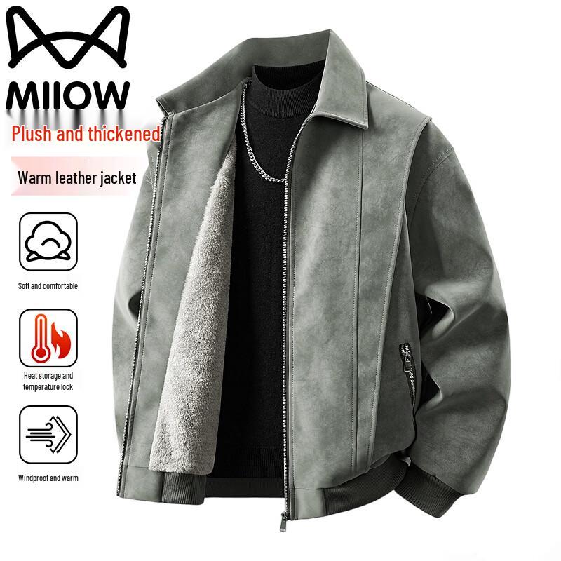 MaoRen Men s Winter Warm Faux Leather Padded Jacket M
MaoRen Men s Winter Warm Faux Leather Padded Jacket M