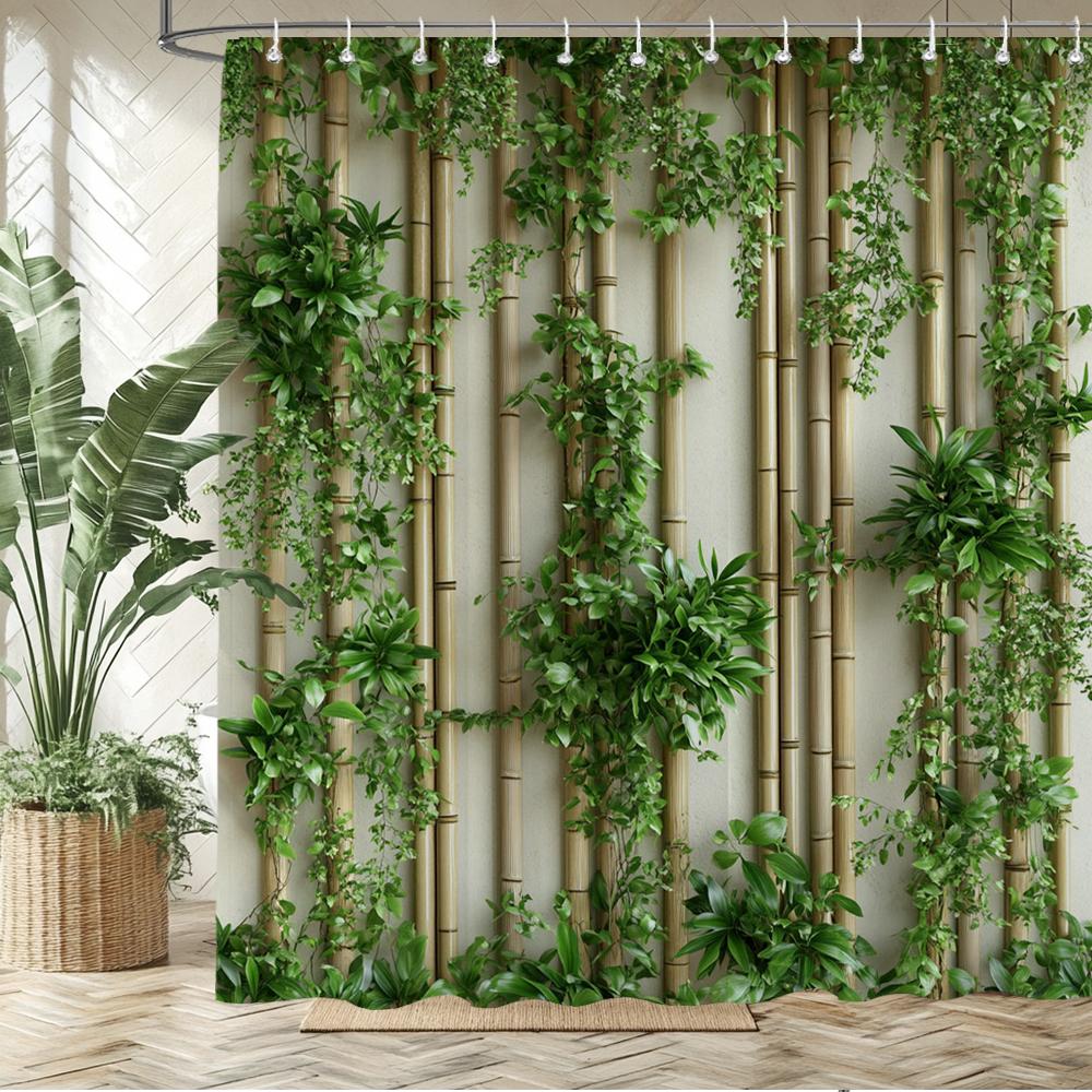 Country Retro Wooden Board Printed Fabric Shower Curtain, Pastoral Wood Plant Pattern Bathroom Curtain Decoration, With Hooks W60H190(CM)-1 Pcs
Country Retro Wooden Board Printed Fabric Shower Curtain, Pastoral Wood Plant Pattern Bathroom Curtain Decoration, With Hooks W60H190(CM)-1 Pcs