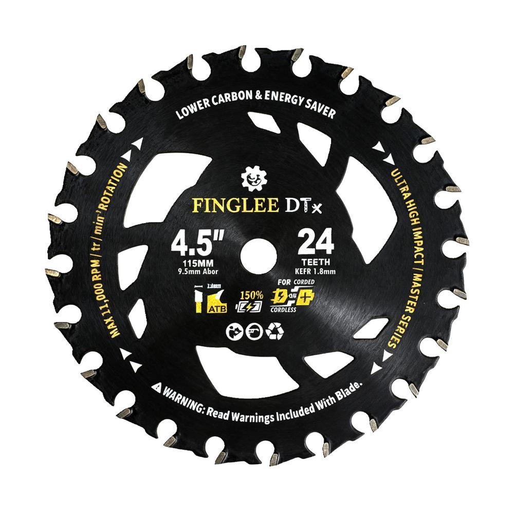 4.5 Inch TCT Circular Saw Blade 24/36 Teeth for Wood, Plastic, PCV, Acrylic, Plywood, 3/8 Arbor Other&10mm&1.8mm&Multipurpose Cutting
4.5 Inch TCT Circular Saw Blade 24/36 Teeth for Wood, Plastic, PCV, Acrylic, Plywood, 3/8 Arbor Other&10mm&1.8mm&Multipurpose Cutting