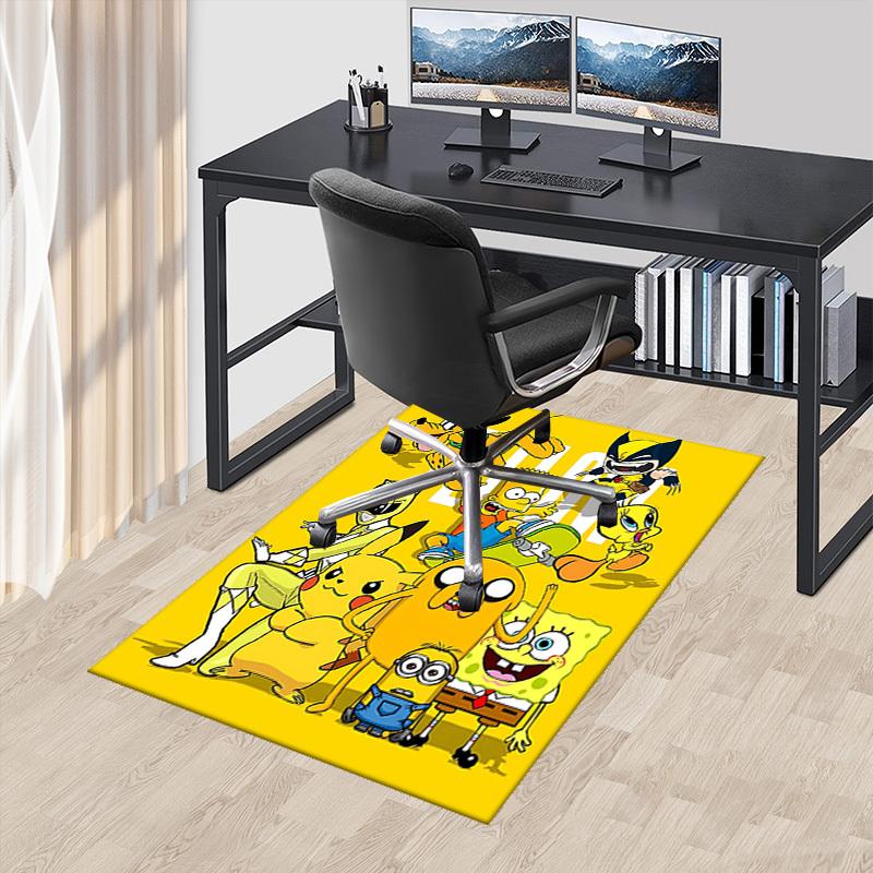1pc SpongeBob SquarePants Pikachu Adventure Time Chair Mat Non-Slip Carpet for Office Home Decoration Living Room Bedroom Game Room Dormitory Gift All 60cm by 90cm
1pc SpongeBob SquarePants Pikachu Adventure Time Chair Mat Non-Slip Carpet for Office Home Decoration Living Room Bedroom Game Room Dormitory Gift All 60cm by 90cm