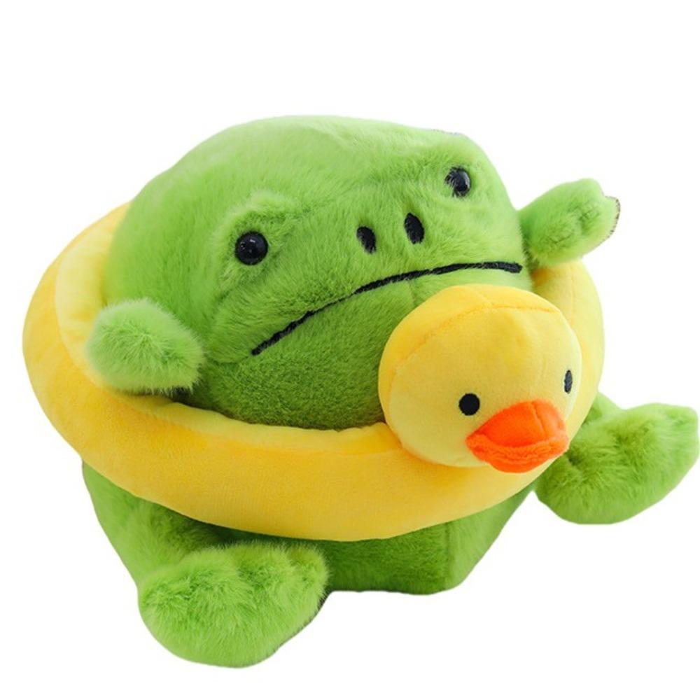 Cartoon Swimming Circle Frog Doll Creative Animal Stuffed Toys Frog Plush Toy Home Decor 18*30cm
Cartoon Swimming Circle Frog Doll Creative Animal Stuffed Toys Frog Plush Toy Home Decor 18*30cm