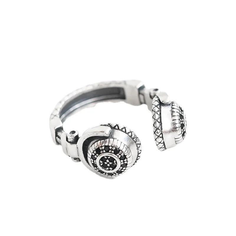 Vintage Personality Ancient Copper Color Earphone Open Rings for Women Punk Hip Hop Adjustable Ring Fashion Zircon Wholesale resizable
Vintage Personality Ancient Copper Color Earphone Open Rings for Women Punk Hip Hop Adjustable Ring Fashion Zircon Wholesale resizable