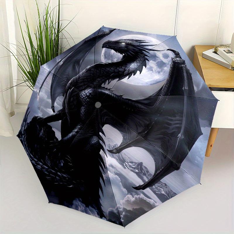 Dragon Moonlit Theme 8 Bone Hand Automatic Folding Umbrella, Compact and Portable Design, A Perfect Gift for Birthday, Christmas or Business
Dragon Moonlit Theme 8 Bone Hand Automatic Folding Umbrella, Compact and Portable Design, A Perfect Gift for Birthday, Christmas or Business