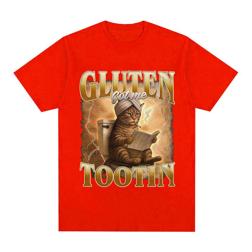 Funny Cat Shirt Gluten Got Me Tootin Meme TShirt Unisex Women Vintage Aesthetic Cotton T Shirts Fashion Oversized Clothing T Shirt S
Funny Cat Shirt Gluten Got Me Tootin Meme TShirt Unisex Women Vintage Aesthetic Cotton T Shirts Fashion Oversized Clothing T Shirt S