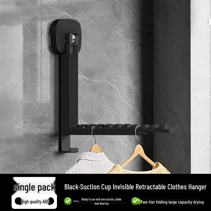 Foldable Suction Cup Retractable Clothes Drying Rack for Kitchen, Bathroom, and Dorm – Invisible, Punch-Free Hanger.
Foldable Suction Cup Retractable Clothes Drying Rack for Kitchen, Bathroom, and Dorm – Invisible, Punch-Free Hanger.