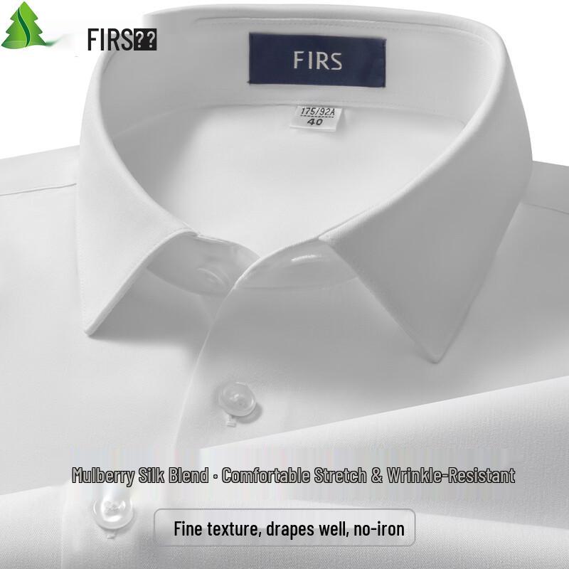 FIRS Men s Silk Blend Non-Iron Stretch Long-Sleeve Shirt 44
FIRS Men s Silk Blend Non-Iron Stretch Long-Sleeve Shirt 44