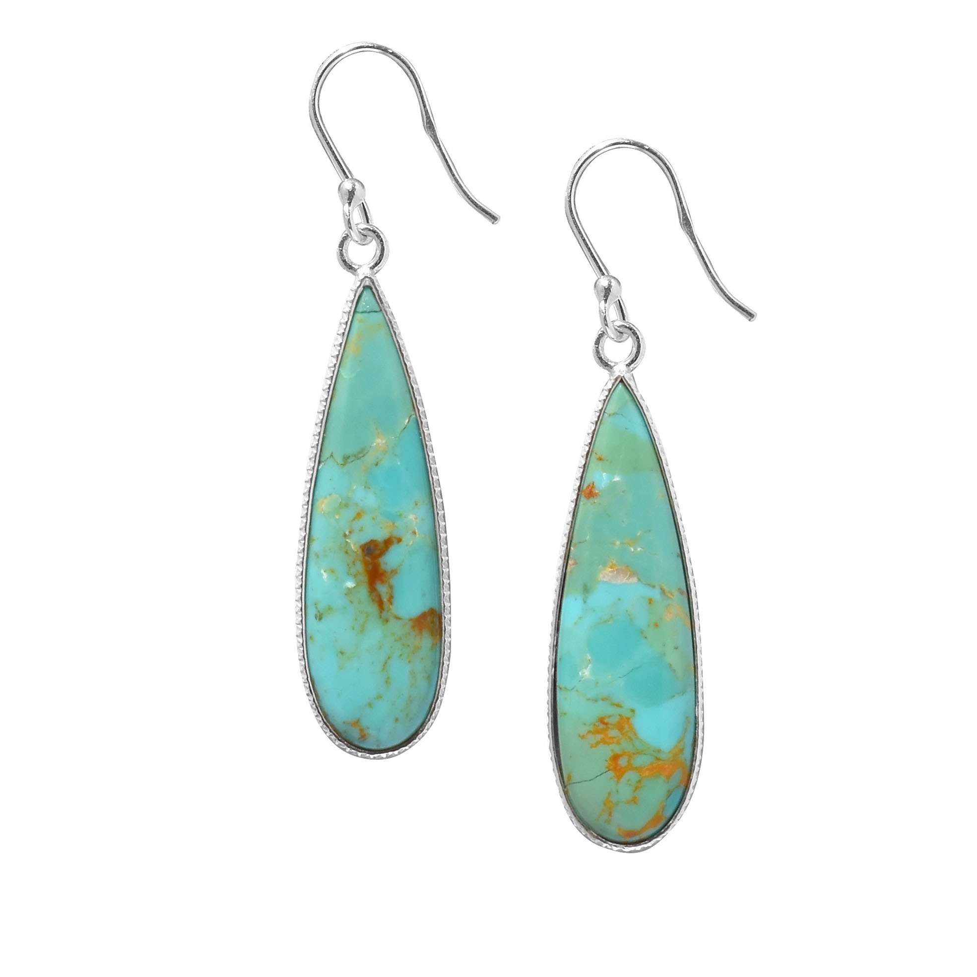 Turquoise Gemstone Earrings Solid 925 Sterling Silver Handmade Earrings Jewelry Gift For Women And Girls E-3275
Turquoise Gemstone Earrings Solid 925 Sterling Silver Handmade Earrings Jewelry Gift For Women And Girls E-3275