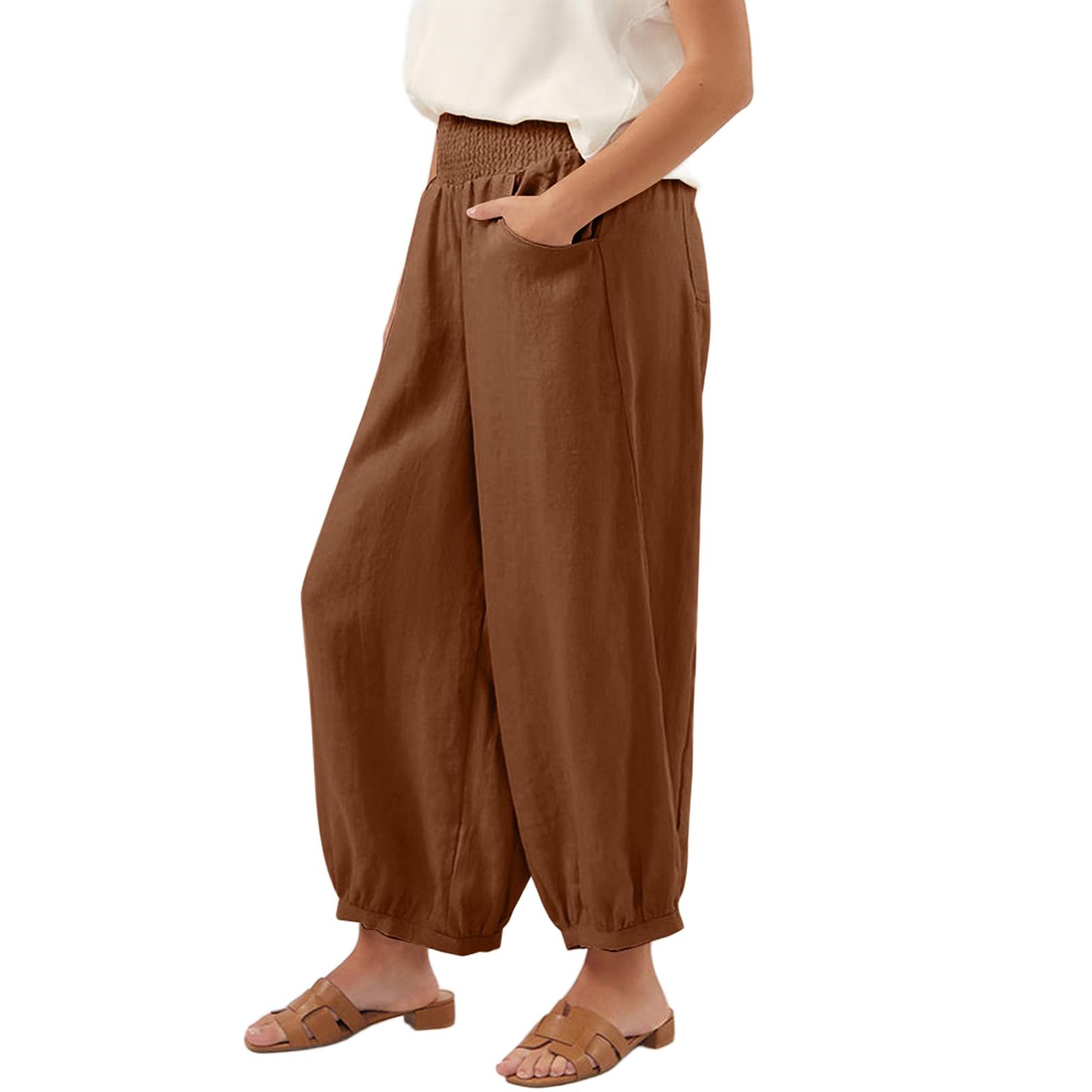 Women s Casual Loose Beach Leggings Pants With Pockets M
Women s Casual Loose Beach Leggings Pants With Pockets M