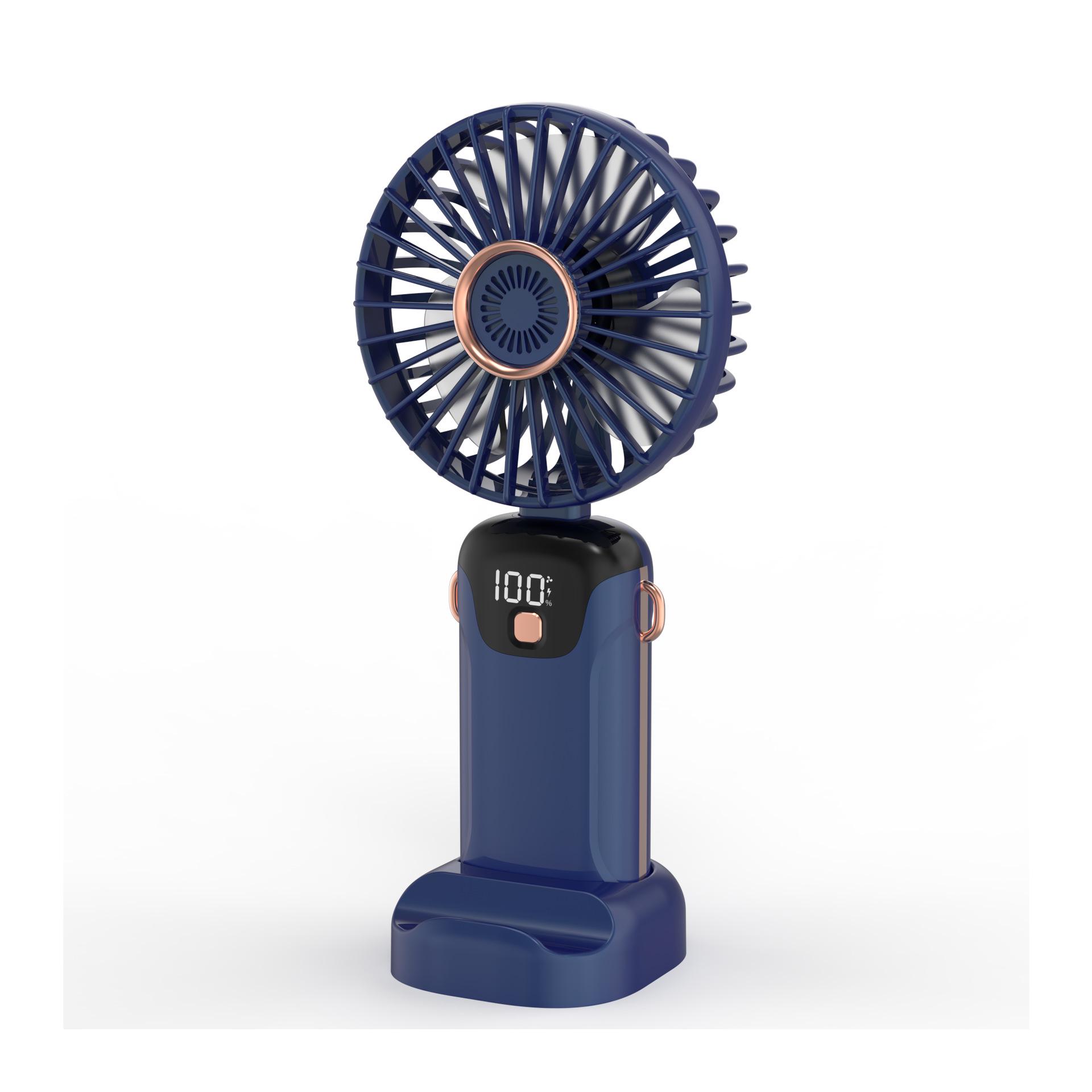 Portable USB Handheld Fan with Stand - Silent Folding Neck Design for Desktop & Outdoor Use 1200 mAh глубокий/синий
Portable USB Handheld Fan with Stand - Silent Folding Neck Design for Desktop & Outdoor Use 1200 mAh глубокий/синий