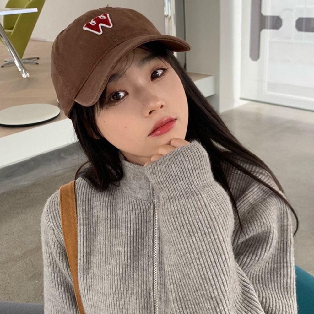 Hat Embroidery Baseball Hat Cotton Women Baseball Cap Adjustable Peaked Cap Korean Style Sun Visor
Hat Embroidery Baseball Hat Cotton Women Baseball Cap Adjustable Peaked Cap Korean Style Sun Visor