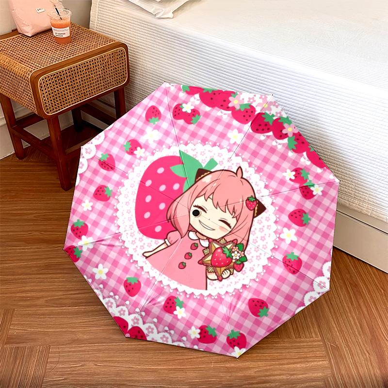 1PC Automatic Folding Umbrella Anya Forger Pattern 8 Ribs Portable Foldable Travel Umbrella Christmas Birthday Gift разноцветный
1PC Automatic Folding Umbrella Anya Forger Pattern 8 Ribs Portable Foldable Travel Umbrella Christmas Birthday Gift разноцветный