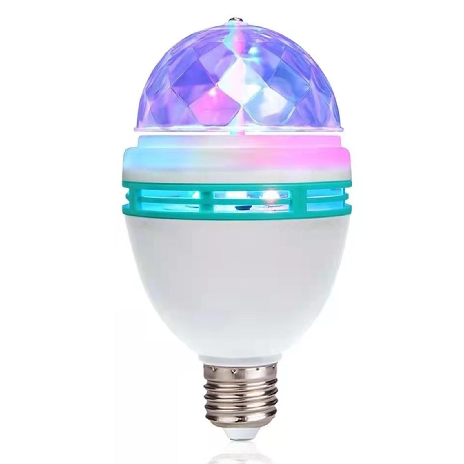 LED Rotation Lamp Bulb Colorful E27 Light Bulb 3W Energy Saving KTV Light Bulb for Household Stage
LED Rotation Lamp Bulb Colorful E27 Light Bulb 3W Energy Saving KTV Light Bulb for Household Stage