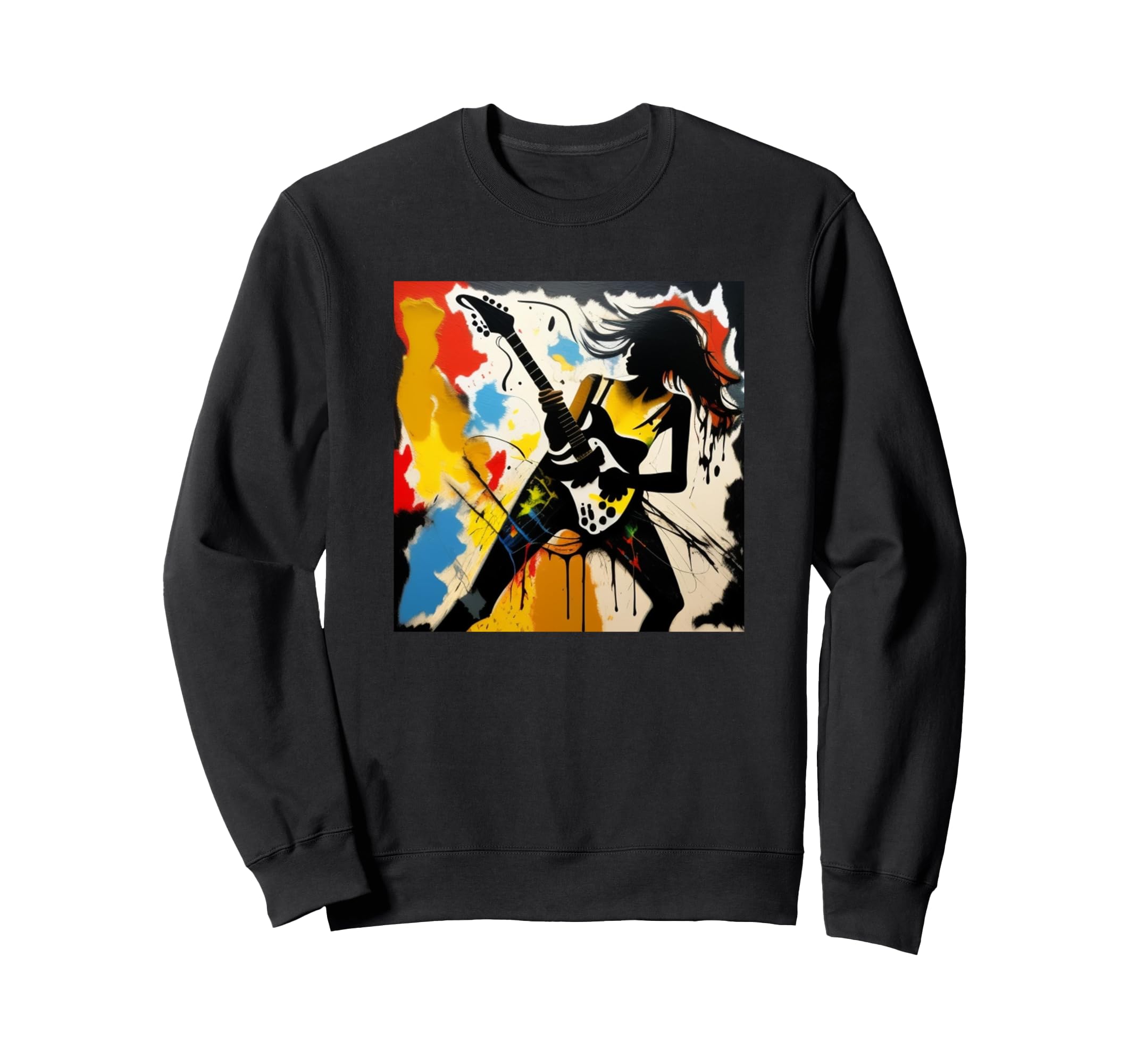 Guitar player woman silhouette colorful guitar lover trainer
Guitar player woman silhouette colorful guitar lover trainer