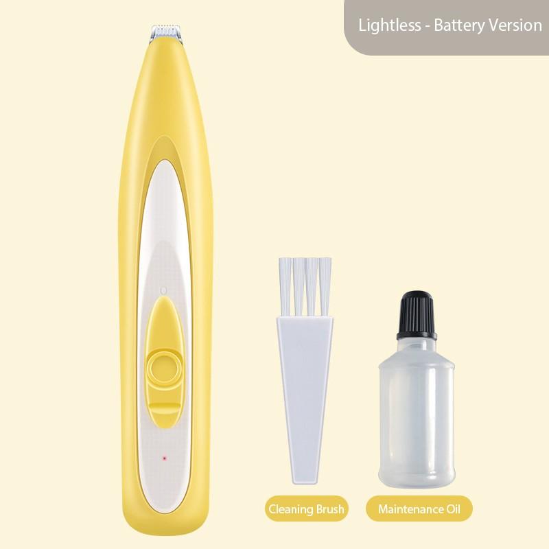 Електричний тример для кішок, собак із підсвічуванням для догляду за тваринами Обличчя/стопи/вуха/сідниці Волосся Бритви Електричний тример-стригач із USB-зарядкою Battery version жовтий
Електричний тример для кішок, собак із підсвічуванням для догляду за тваринами Обличчя/стопи/вуха/сідниці Волосся Бритви Електричний тример-стригач із USB-зарядкою Battery version жовтий