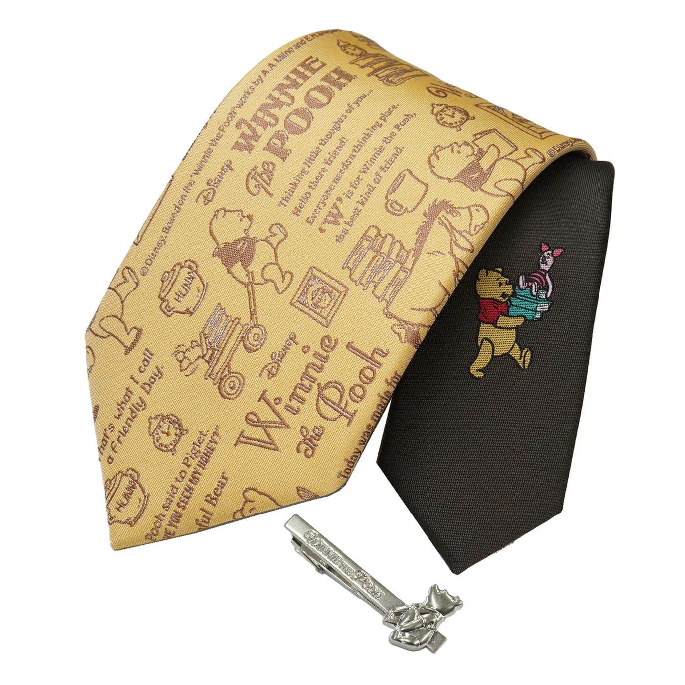 Disney Tie Tie Bar Box Set the Pooh Calligraphy Pattern x Sitting Tie & (Winnie Bar)
Disney Tie Tie Bar Box Set the Pooh Calligraphy Pattern x Sitting Tie & (Winnie Bar)