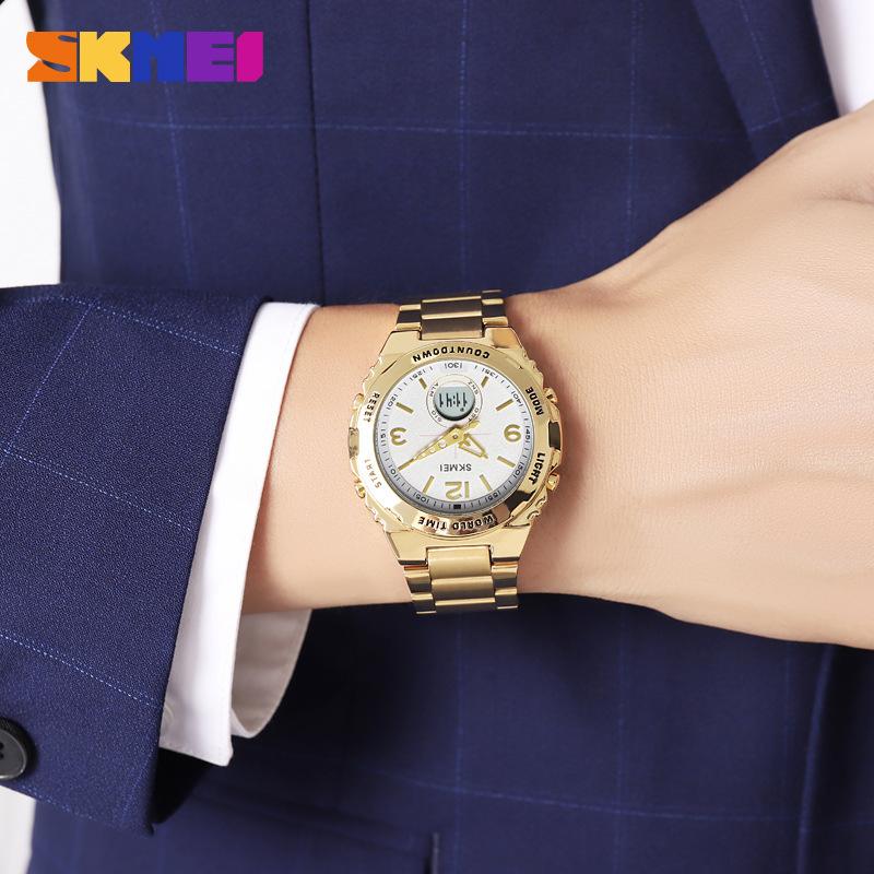 Casual Business Men s Watch Multifunctional Daylight Saving Time Steel Belt Luminous Double Display Electronic Watch срібний
Casual Business Men s Watch Multifunctional Daylight Saving Time Steel Belt Luminous Double Display Electronic Watch срібний