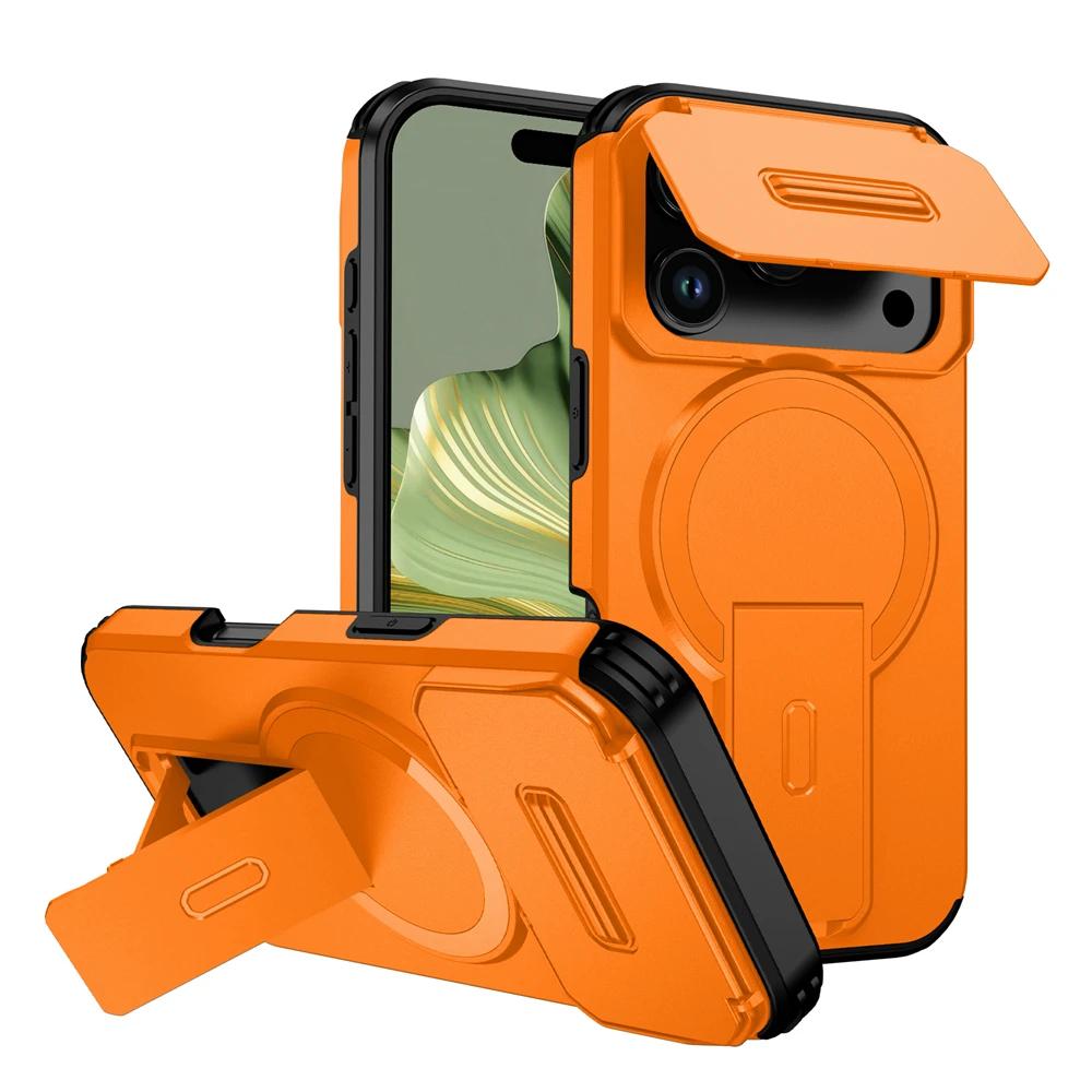 Lens Protect Camera Phone Case for iPhone 17 Pro Max 17Pro Air Magnetic Kickstand Cover iPhone17 Pro Max помаранчевий
Lens Protect Camera Phone Case for iPhone 17 Pro Max 17Pro Air Magnetic Kickstand Cover iPhone17 Pro Max помаранчевий