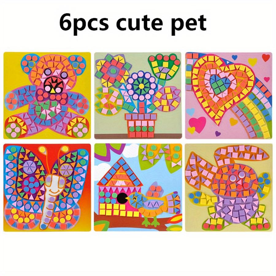 6pcs 3D EVA Sticky Mosaics Paintings Cartoon Airplane Car Spaceship Cat Dog Animal Drawing DIY Foam Puzzles Home Decor Wall JXB
6pcs 3D EVA Sticky Mosaics Paintings Cartoon Airplane Car Spaceship Cat Dog Animal Drawing DIY Foam Puzzles Home Decor Wall JXB