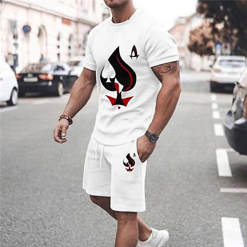 Men s Graphic Prints Poker 2pcs Tees sets Shorts and T Shirt Set S
Men s Graphic Prints Poker 2pcs Tees sets Shorts and T Shirt Set S