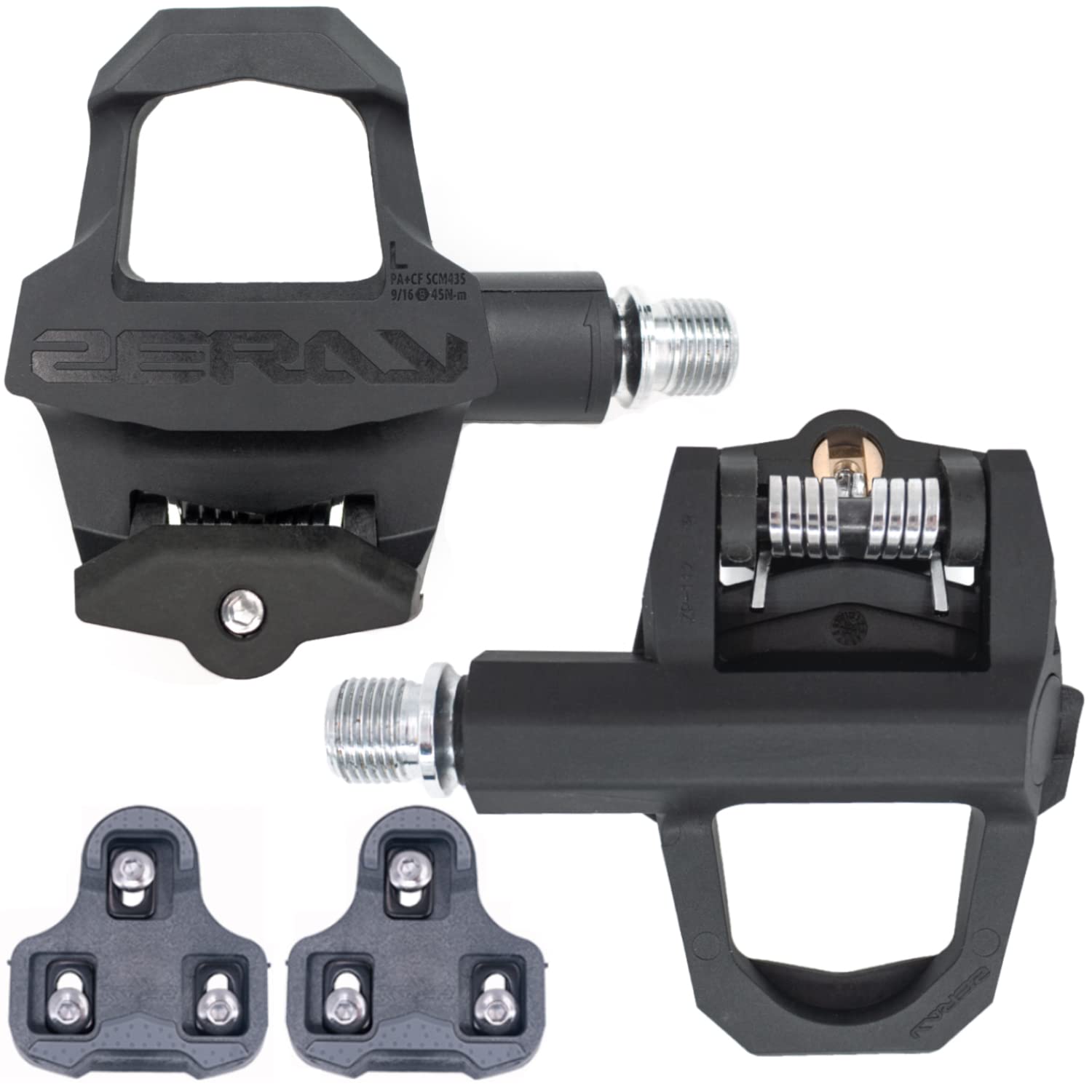 ZERAY Carbon Fiber Road Bike Pedals with Locking Pads Bicycle Pedals by Look KEO ZP-112 High-Strength / Ultra-Lightweight
ZERAY Carbon Fiber Road Bike Pedals with Locking Pads Bicycle Pedals by Look KEO ZP-112 High-Strength / Ultra-Lightweight