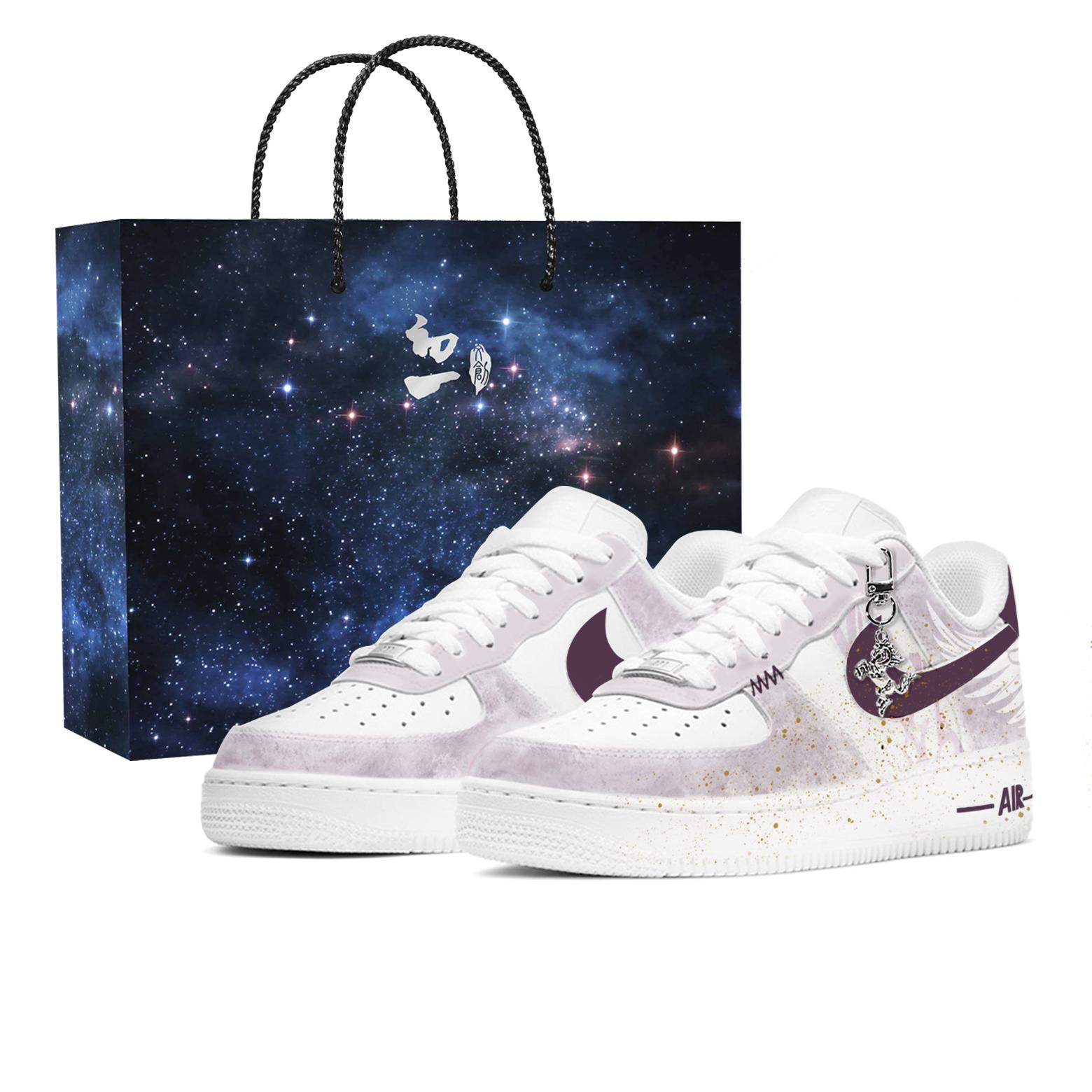 Nike Air Force 1 Shopping Bag, Purple Wing Gilded Light CNY Horse Year Collection, New Year s Day Culture CH CW2288-111(TeamTwo-nbag) 45
Nike Air Force 1 Shopping Bag, Purple Wing Gilded Light CNY Horse Year Collection, New Year s Day Culture CH CW2288-111(TeamTwo-nbag) 45