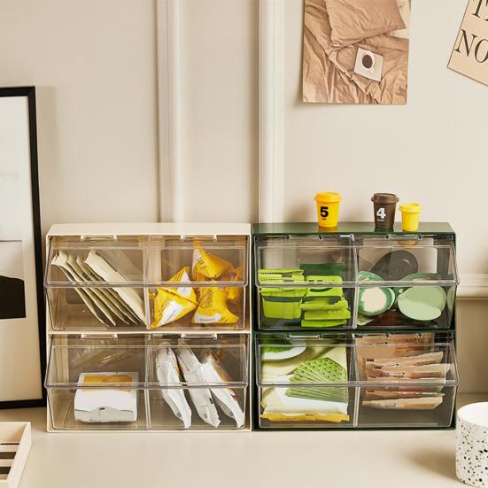 Tea Bag Organizer Transparent Storage Rack Large Capacity Multipurpose Countertop Stackable Tea Bag Holder Storage Container
Tea Bag Organizer Transparent Storage Rack Large Capacity Multipurpose Countertop Stackable Tea Bag Holder Storage Container