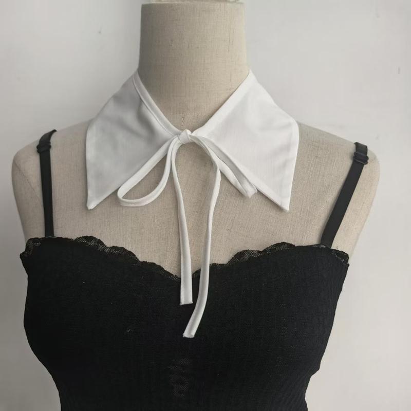 Perfect Match Ladies Detachable Lapel Fake Collar Neck Shirt Doll Collar False Blouse Neckwear Lace Up Shawl Cosplay Party Costume Accessories
Perfect Match Ladies Detachable Lapel Fake Collar Neck Shirt Doll Collar False Blouse Neckwear Lace Up Shawl Cosplay Party Costume Accessories