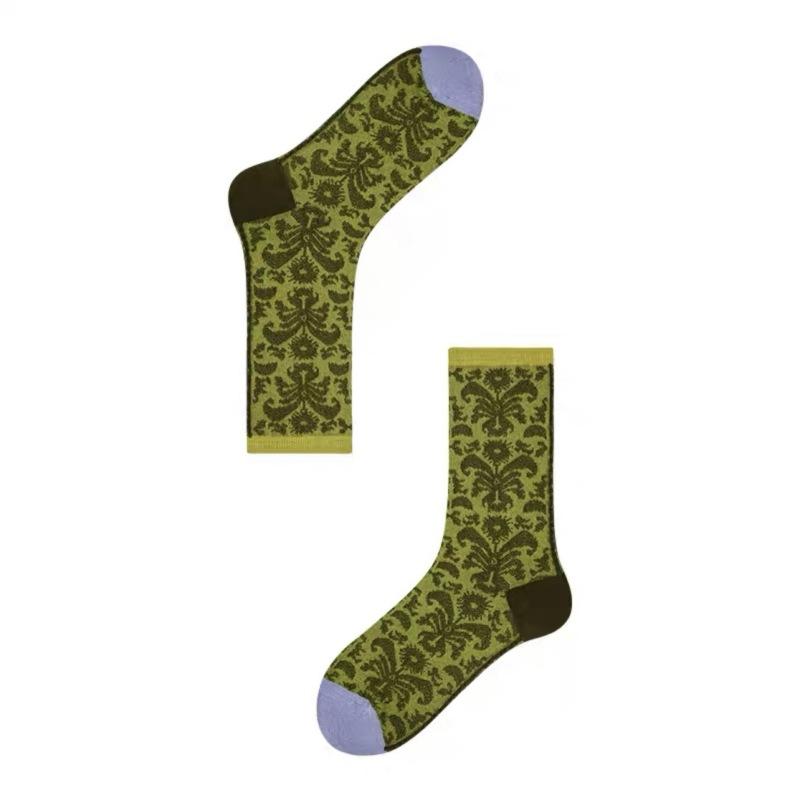 Tide Brand Silhouette Printing Roll Grass Pattern Medium Tube Socks Couple S Retro Cotton Socks Tide Basic Line Socks One size зелений
Tide Brand Silhouette Printing Roll Grass Pattern Medium Tube Socks Couple S Retro Cotton Socks Tide Basic Line Socks One size зелений