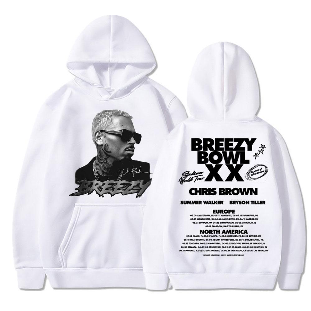 Chris Brown Breezy Bowl XX 2025 Concert Tour Hoodie Hip Hop Retro Men Women Sweatshirt Oversized Fleece Warm Pullover Streetwear M
Chris Brown Breezy Bowl XX 2025 Concert Tour Hoodie Hip Hop Retro Men Women Sweatshirt Oversized Fleece Warm Pullover Streetwear M