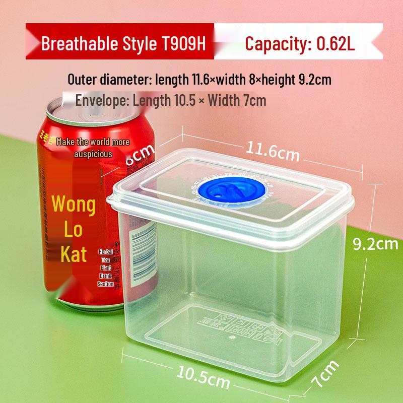 0.62L Tall Ventilated Microwave-Safe Plastic Box for Scallions, Ginger, Garlic, and Small Ingredients - Refrigerator Fresh-Keeping Container
0.62L Tall Ventilated Microwave-Safe Plastic Box for Scallions, Ginger, Garlic, and Small Ingredients - Refrigerator Fresh-Keeping Container