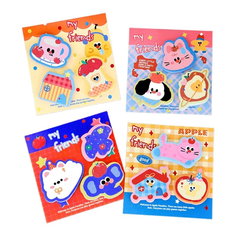4PCS Adhesive Animal Theme Writing Pad Set Multipurpose Friendly Paper Cartoon Stick Pad for Planner Decorations Use 1
4PCS Adhesive Animal Theme Writing Pad Set Multipurpose Friendly Paper Cartoon Stick Pad for Planner Decorations Use 1
