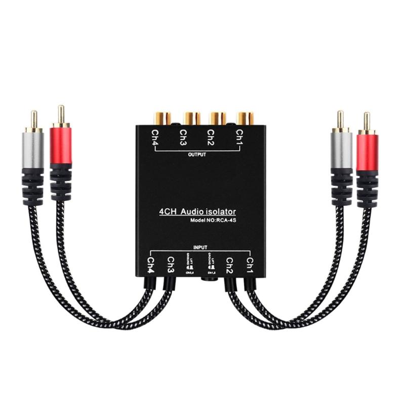 Professional 4Channel Ground Looping Sound Isolator Sound Noise Filter for Clear Sound Quality in Recording Studios 1
Professional 4Channel Ground Looping Sound Isolator Sound Noise Filter for Clear Sound Quality in Recording Studios 1