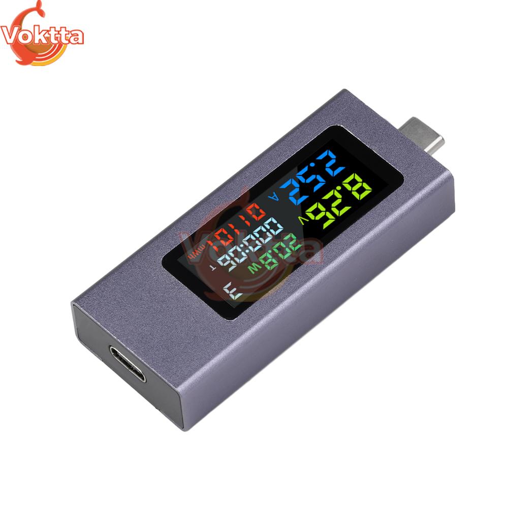 USB Tester Voltmeter Ammeter DC4.5~50V Digital Voltage Current Power Meter TYPE-C Fast Charging Detector Battery Capacity Tester
USB Tester Voltmeter Ammeter DC4.5~50V Digital Voltage Current Power Meter TYPE-C Fast Charging Detector Battery Capacity Tester