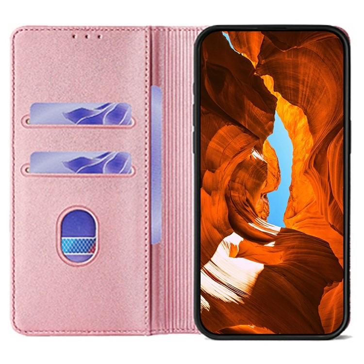 For Xiaomi Redmi Note 14 4G (164.84mm) Case Wave Shape RFID Blocking PU Leather Wallet Stand Phone Cover Rose Gold
For Xiaomi Redmi Note 14 4G (164.84mm) Case Wave Shape RFID Blocking PU Leather Wallet Stand Phone Cover Rose Gold