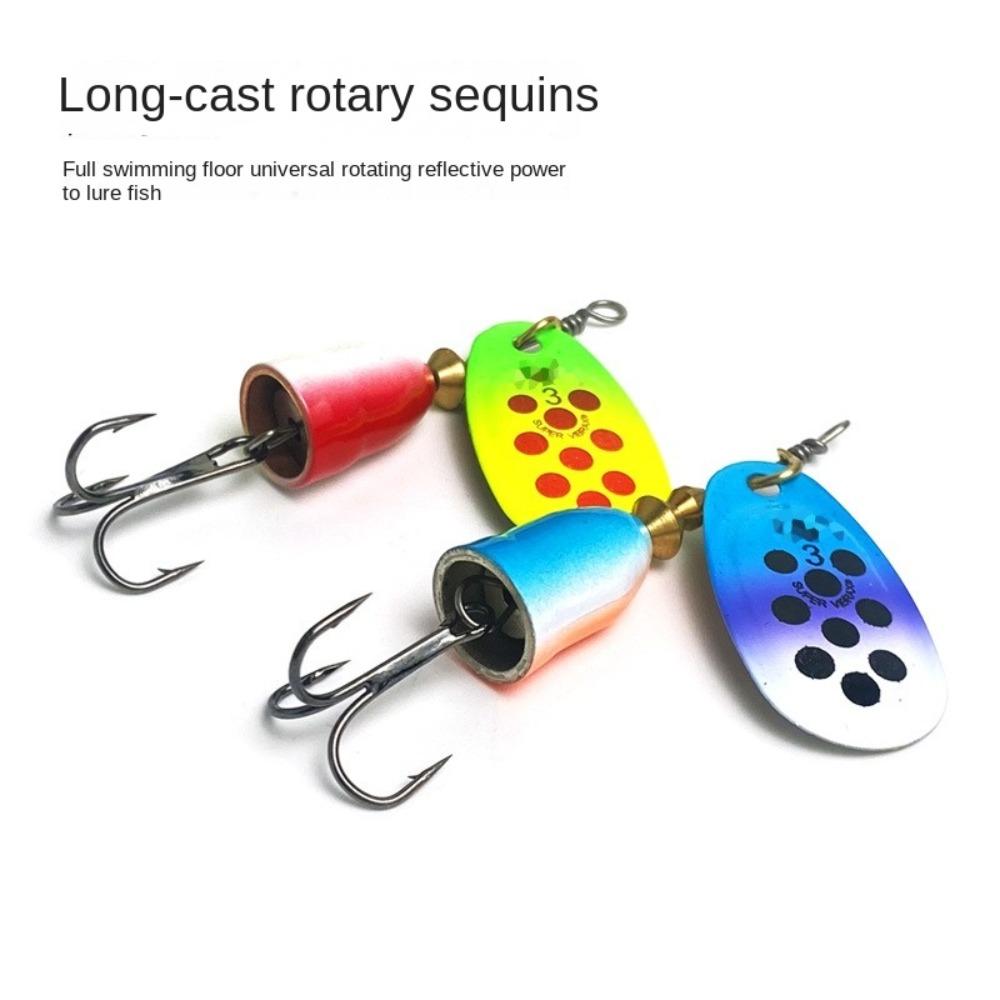 5pcs Single Hook Fishing Lure Sequins Rotating Spinner Spoon 2024 Spinner Bait 5g-5pcs Color Random
5pcs Single Hook Fishing Lure Sequins Rotating Spinner Spoon 2024 Spinner Bait 5g-5pcs Color Random
