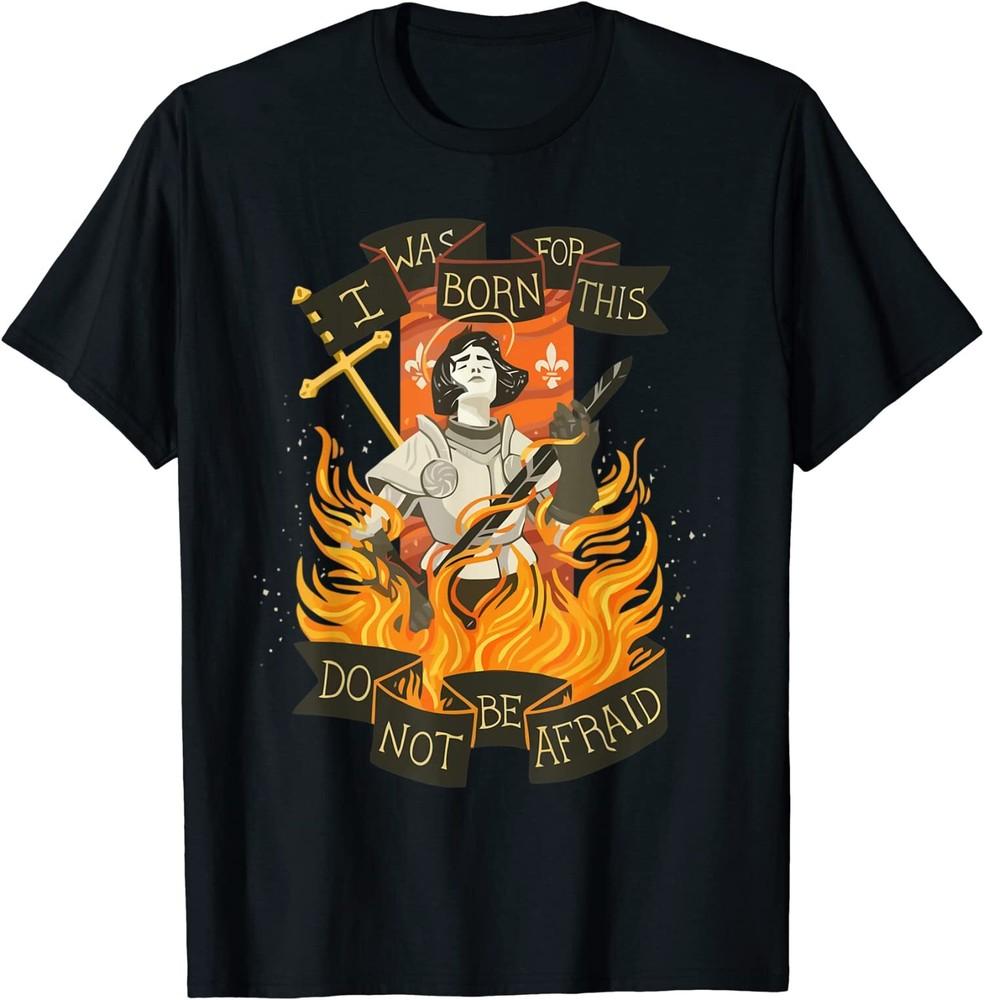 Min NEW LIMITED St Joan of Arc Am Not Afraid I Was Born Do This Saint TShirt Unisex T-Shirt L
Min NEW LIMITED St Joan of Arc Am Not Afraid I Was Born Do This Saint TShirt Unisex T-Shirt L