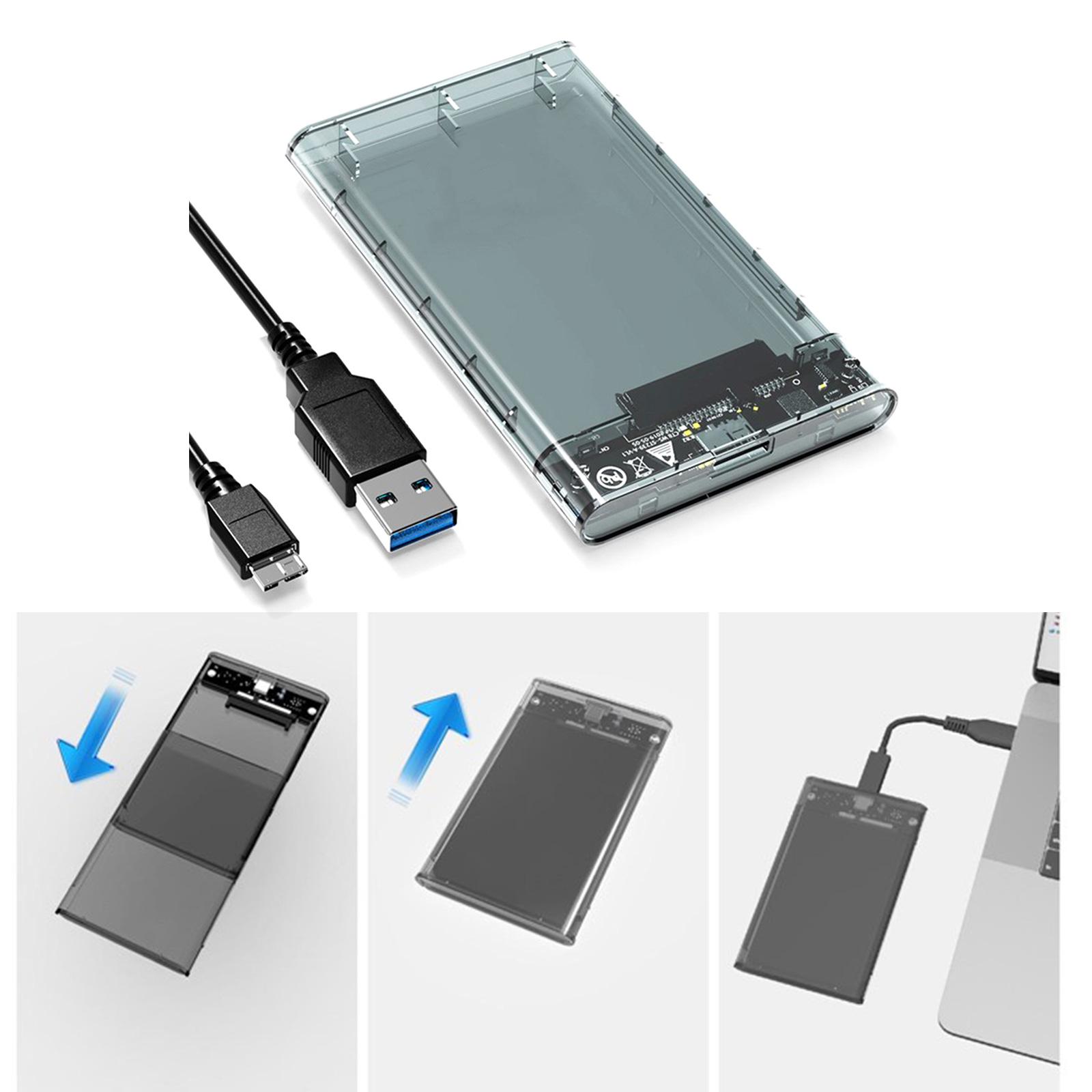 2,5-дюймовый USB3.0 внешний жесткий диск коробка пластиковый 5 Гбит/с HDD SSD мобильный корпус чехол для ноутбука ПК
2,5-дюймовый USB3.0 внешний жесткий диск коробка пластиковый 5 Гбит/с HDD SSD мобильный корпус чехол для ноутбука ПК