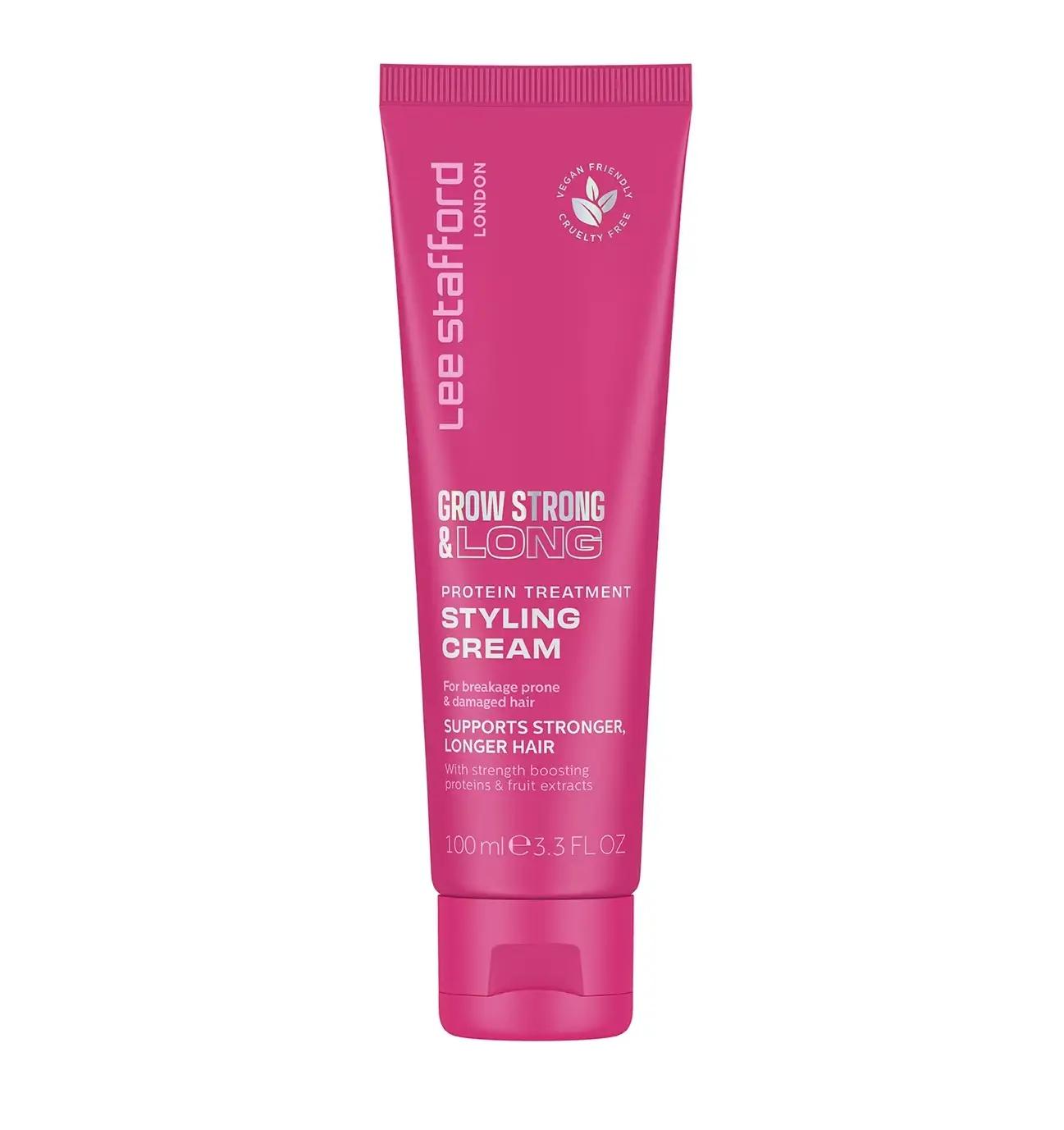 Протеїновий крем для стайлінгу Grow Strong & Long Protein Treatment Styling Cream Lee Stafford 100 мл
Протеїновий крем для стайлінгу Grow Strong & Long Protein Treatment Styling Cream Lee Stafford 100 мл