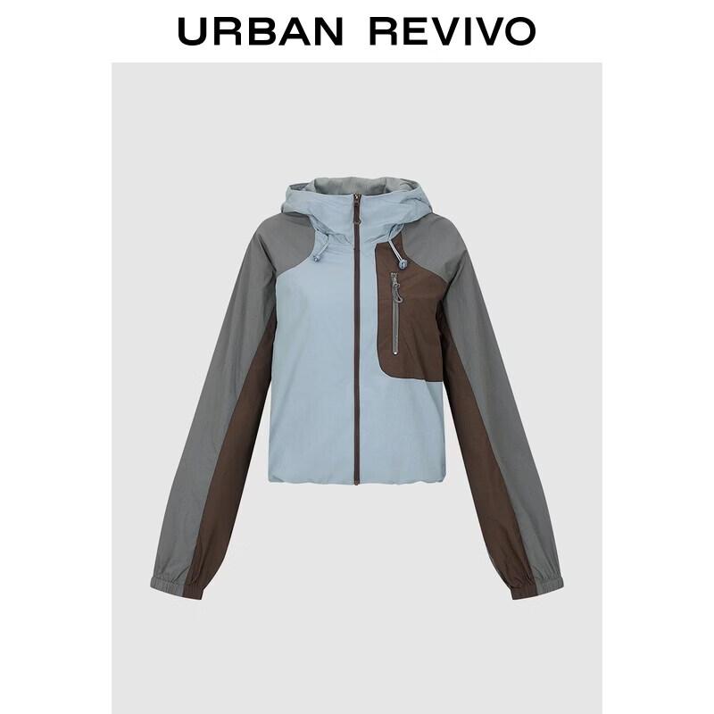 UR Women s Casual Color-block Hooded Jacket S
UR Women s Casual Color-block Hooded Jacket S