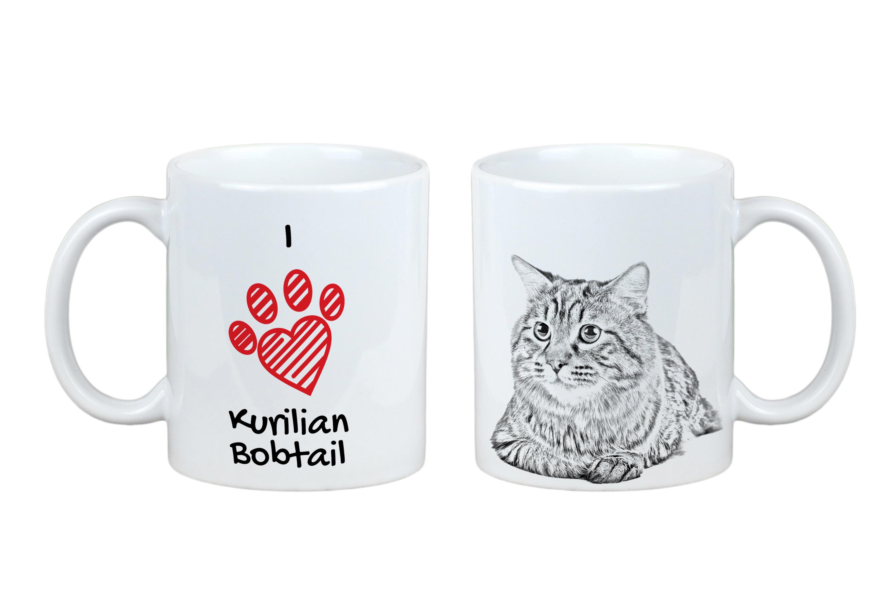 Kurilian bobtail - cup with a cat, cute cup with graphics, a gift with your photo from the Art-Dog brand білий
Kurilian bobtail - cup with a cat, cute cup with graphics, a gift with your photo from the Art-Dog brand білий