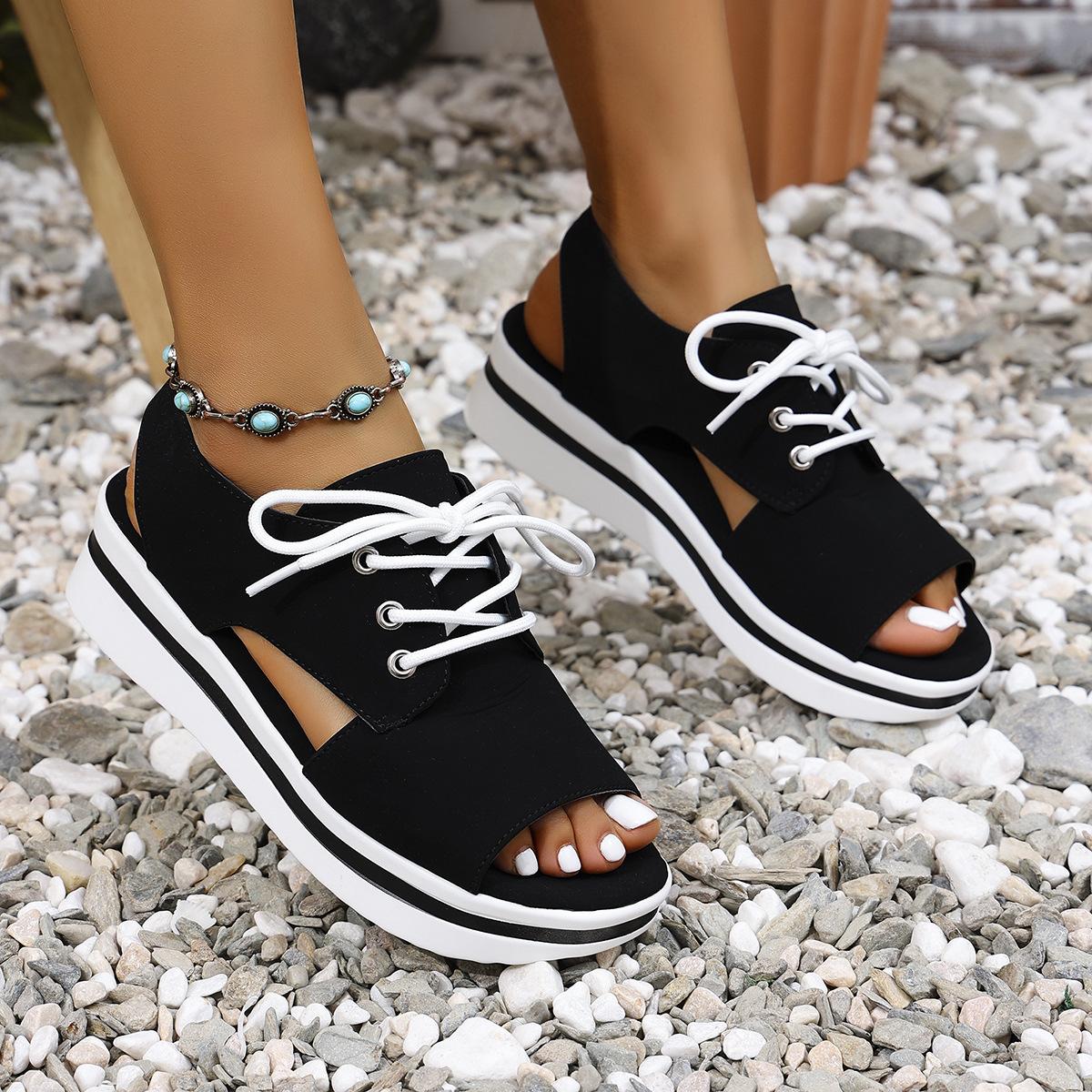 2025 foreign trade casual versatile front lace-up sandals women s 2025 new solid color large size open-toed fish mouth shoes 36 синій
2025 foreign trade casual versatile front lace-up sandals women s 2025 new solid color large size open-toed fish mouth shoes 36 синій