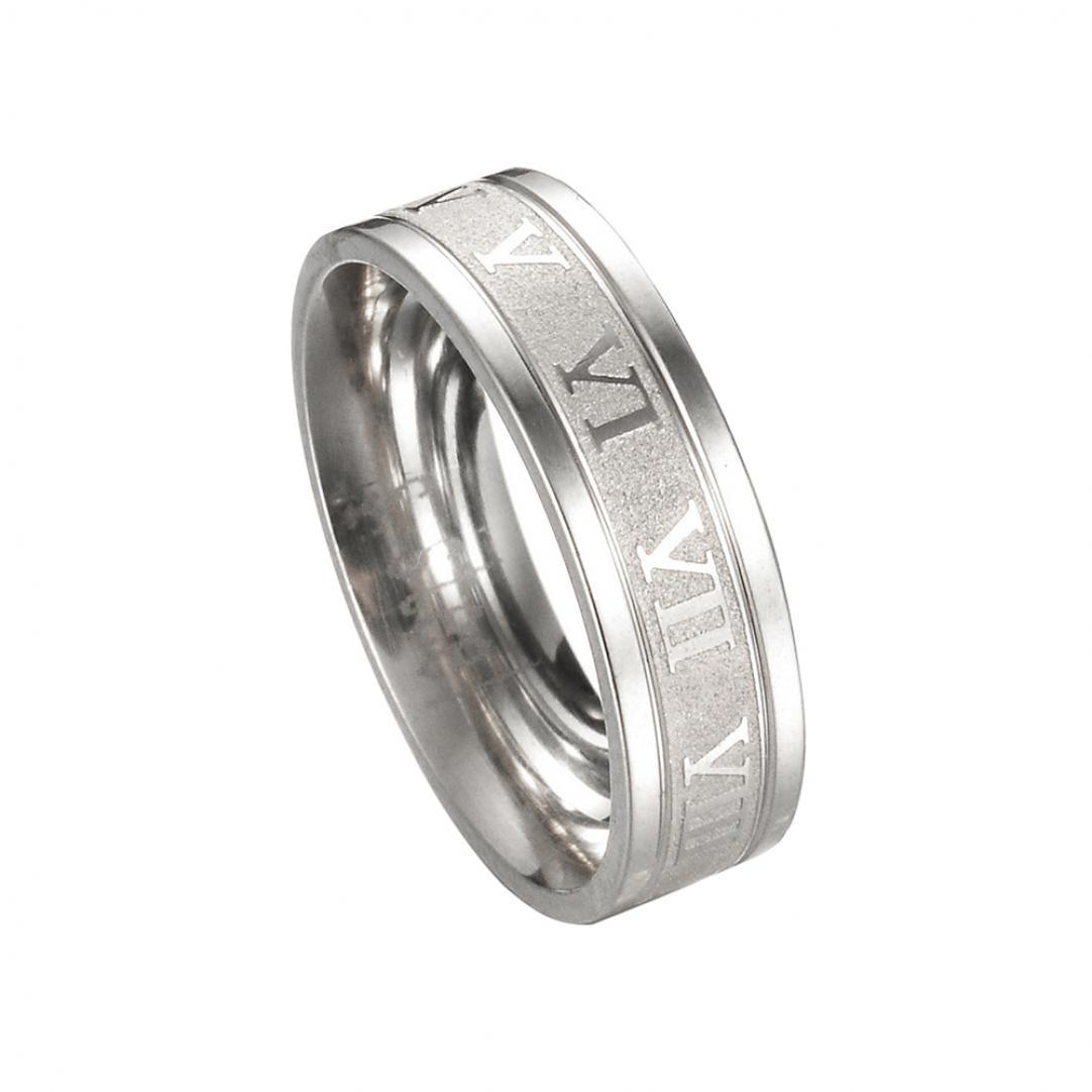 Креативное кольцо из титановой стали на палец с римскими цифрами для вечеринки в стиле панк, ювелирное украшение, кольцо US 12 серебряный
Креативное кольцо из титановой стали на палец с римскими цифрами для вечеринки в стиле панк, ювелирное украшение, кольцо US 12 серебряный