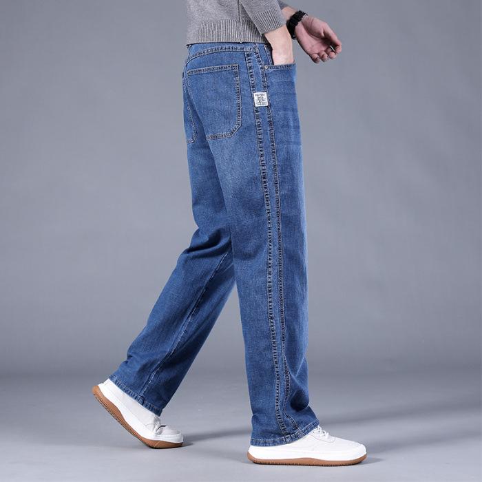 Men s Casual Wide-Leg Black Denim Jeans: Straight, Loose-Fit Trousers for Business and Everyday Wear in Autumn 31 синій
Men s Casual Wide-Leg Black Denim Jeans: Straight, Loose-Fit Trousers for Business and Everyday Wear in Autumn 31 синій