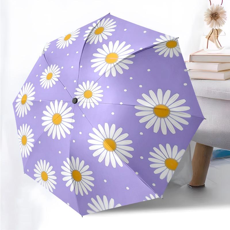 Small Flower Pattern Folding Umbrella Fashion Auto-Open 8 Iron Ribs Plastic Handle Foldable Sunshade Perfect Christmas Gifts
Small Flower Pattern Folding Umbrella Fashion Auto-Open 8 Iron Ribs Plastic Handle Foldable Sunshade Perfect Christmas Gifts