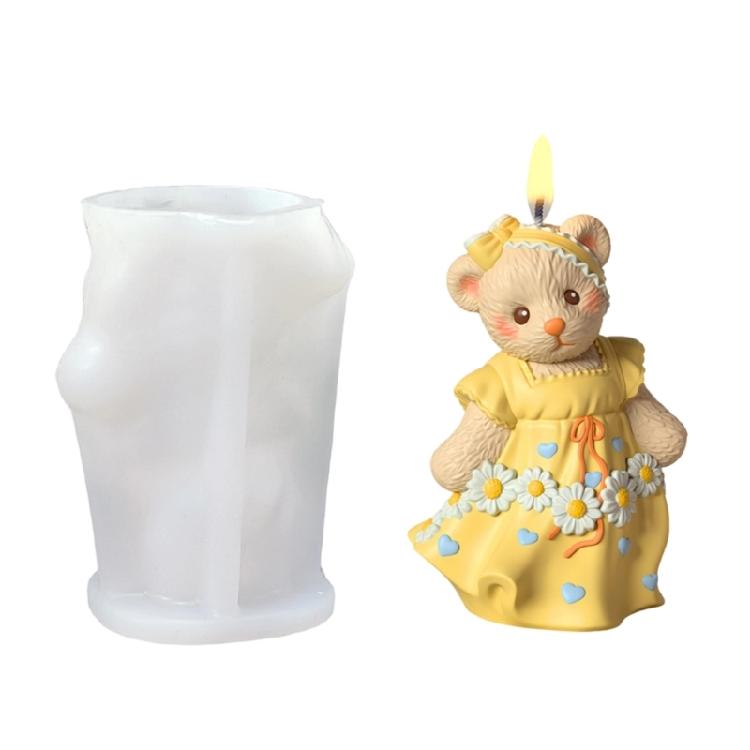 Bear Candle Making Set Silicone Reusable Mould Crafting Supplies for Kids and Adults
Bear Candle Making Set Silicone Reusable Mould Crafting Supplies for Kids and Adults