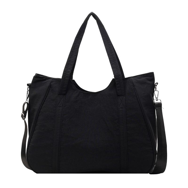 Large Capacity Commuter Tote Bag Nylon Bag Student Class Shoulder Crossbody Bag чорний
Large Capacity Commuter Tote Bag Nylon Bag Student Class Shoulder Crossbody Bag чорний