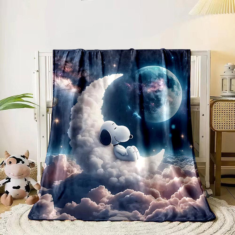A cartoon dog peacefully sleeps on a crescent moon-shaped cloud. for all seasons blanket lunch break throw gift 80cm x 120cm
A cartoon dog peacefully sleeps on a crescent moon-shaped cloud. for all seasons blanket lunch break throw gift 80cm x 120cm