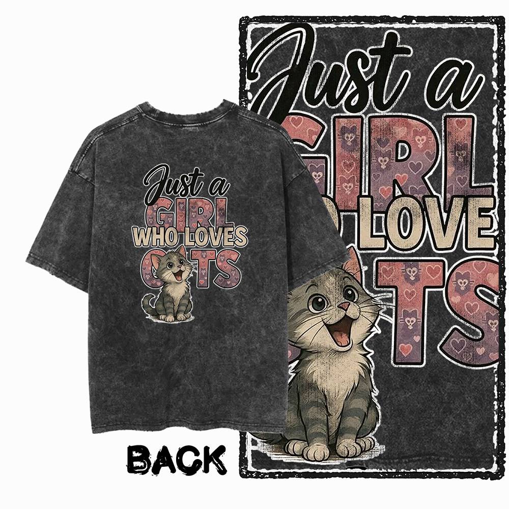 G Back Print Cool Vintage Cotton Mens Cat Printed Graphic Tshirt Acid Washed Streetwear Big Size Oneck mens Tee Tshirt S
G Back Print Cool Vintage Cotton Mens Cat Printed Graphic Tshirt Acid Washed Streetwear Big Size Oneck mens Tee Tshirt S