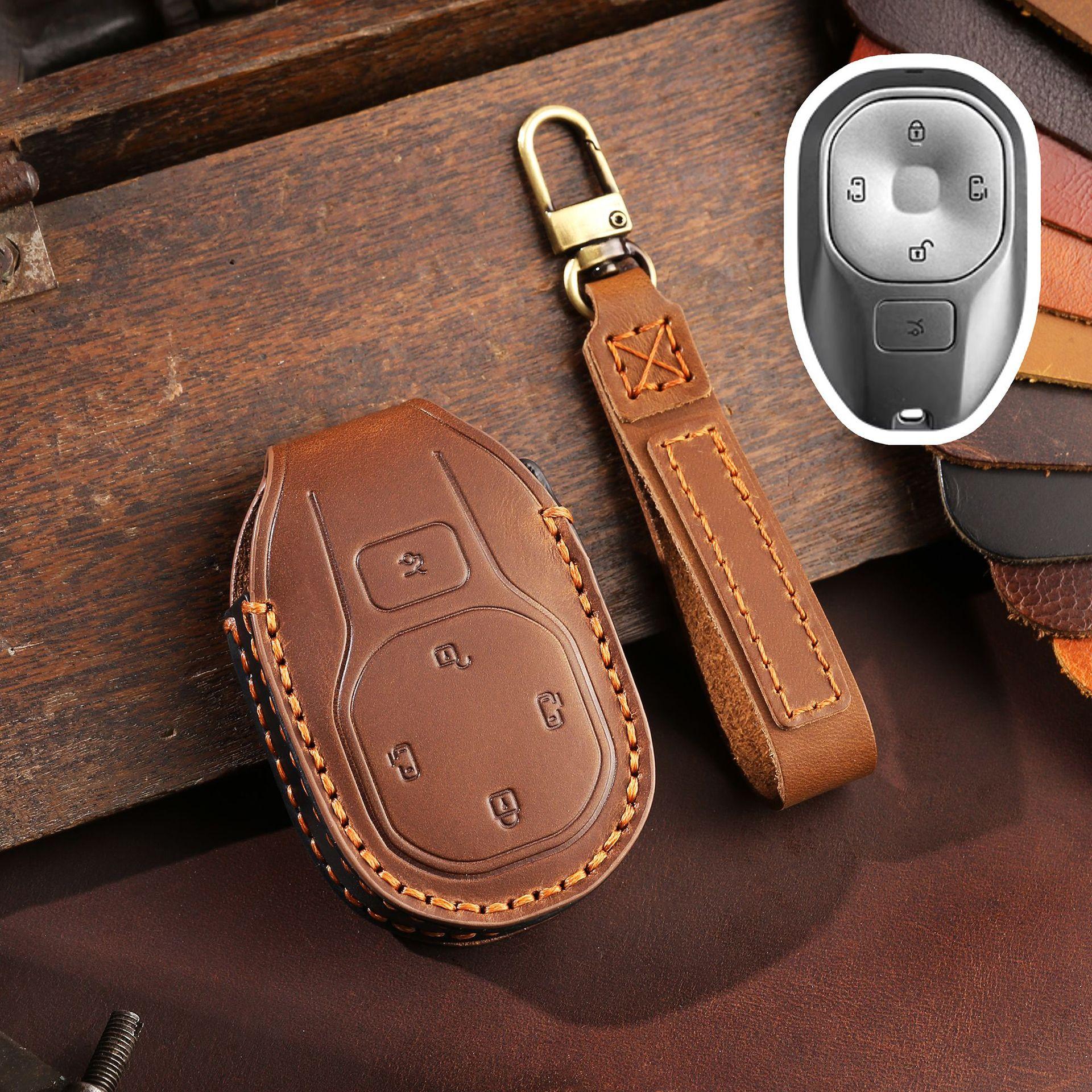 Special GAC Trumpchi e8 key set PRO new energy vehicle MAX genuine leather car key bag shell buckle for men and women коричневый
Special GAC Trumpchi e8 key set PRO new energy vehicle MAX genuine leather car key bag shell buckle for men and women коричневый