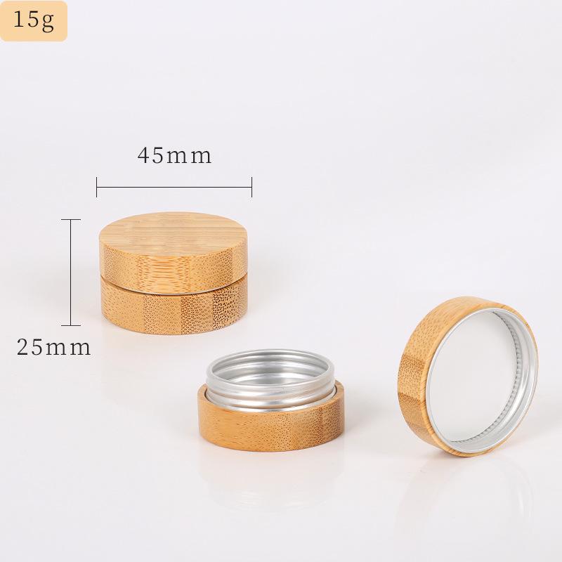 Bamboo-Lid Cosmetic Jars: 15g, 50g, 100g - Cream, Powder, Travel Options, Customizable Logo
Bamboo-Lid Cosmetic Jars: 15g, 50g, 100g - Cream, Powder, Travel Options, Customizable Logo